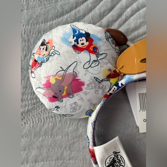 Disney Parks 2020 Ink & and Paint Minnie Mickey Mouse Ears Headband Dumbo NWT - Picture 6 of 8